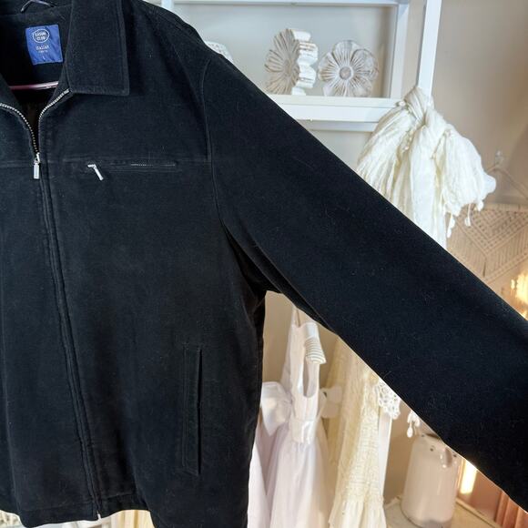 Casual Club men's sz. Large Italian full zip super soft jacket SI-055 - Picture 3 of 5